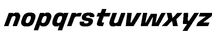 Stardust BoldItalic Font LOWERCASE