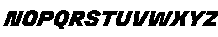 Stardust CondBlackIta Font UPPERCASE