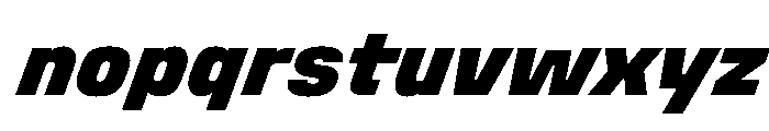 Stardust CondBlackIta Font LOWERCASE