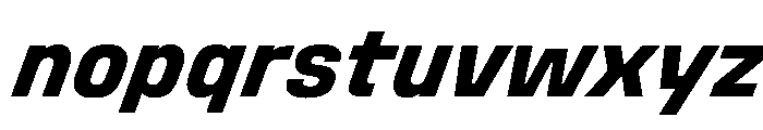 Stardust CondBoldIta Font LOWERCASE