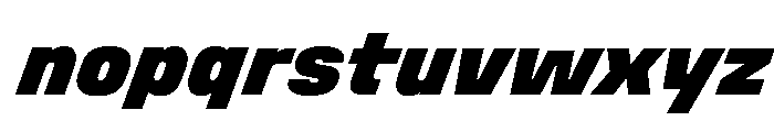 Stardust CondExtBlkIta 16e1b723 Font LOWERCASE