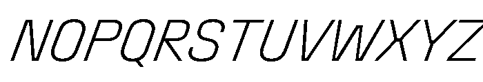 Stardust CondExtLtIta 00b79e92 Font UPPERCASE
