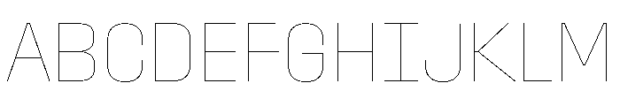 Stardust CondHairline C1a37927 Font UPPERCASE