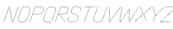 Stardust CondHairlineIta 9fc779e1 Font UPPERCASE