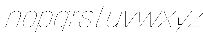 Stardust CondHairlineIta 9fc779e1 Font LOWERCASE