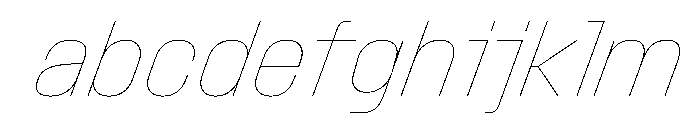 Stardust CondHairlineIta FONT