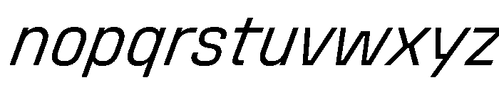Stardust CondLightIta Font LOWERCASE