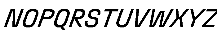 Stardust CondensedItalic Font UPPERCASE