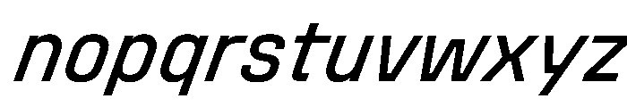 Stardust CondensedItalic Font LOWERCASE