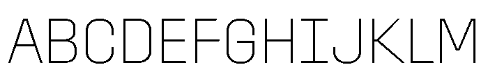 Stardust CondensedThin 733fd87e Font UPPERCASE