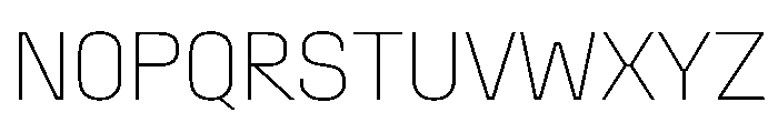 Stardust CondensedThin Font UPPERCASE