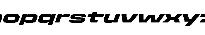 Stardust ExpBlackIta Font LOWERCASE