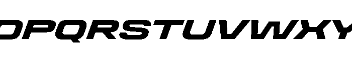 Stardust ExpExtBdIta Font UPPERCASE