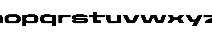 Stardust ExpExtBd Font LOWERCASE