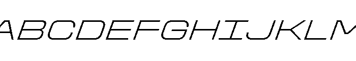Stardust ExpExtLtIta 38305606 Font UPPERCASE