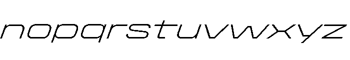 Stardust ExpExtLtIta 38305606 Font LOWERCASE