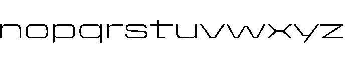Stardust ExpExtLt Font LOWERCASE