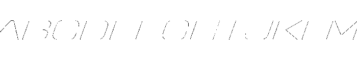 Stardust ExpHairlineIta 25f6f7a7 Font UPPERCASE