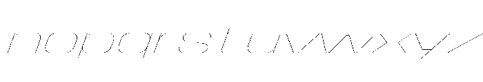 Stardust ExpHairlineIta Font LOWERCASE