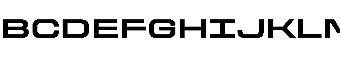 Stardust ExpSemBd Font UPPERCASE