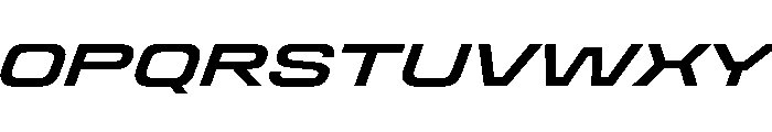 Stardust ExpSemBdIta Font UPPERCASE