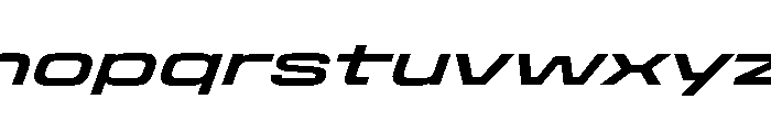 Stardust ExpSemBdIta Font LOWERCASE