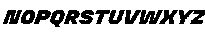 Stardust ExtBlkIta Font UPPERCASE
