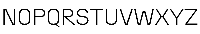 Stardust ExtraLight Font UPPERCASE