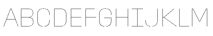 Stardust Hairline Font UPPERCASE