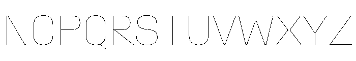 Stardust Hairline Font UPPERCASE