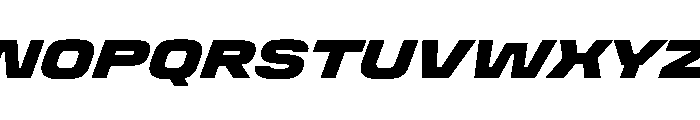 Stardust SemExpExtBlkIta Font UPPERCASE