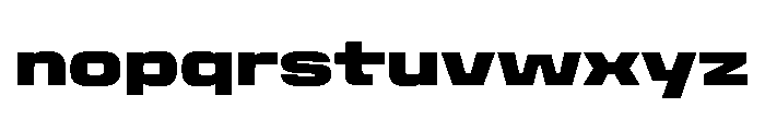 Stardust SemExpExtBlk Font LOWERCASE