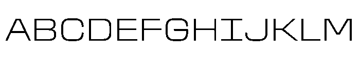 Stardust SemExpExtLt Font UPPERCASE