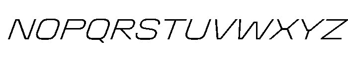 Stardust SemExpExtLtIta Font UPPERCASE