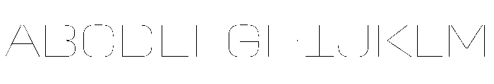 Stardust SemExpHairline Font UPPERCASE