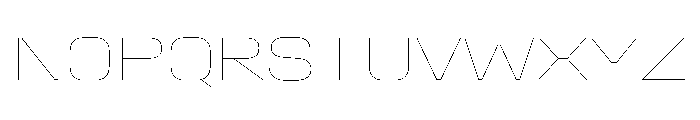 Stardust SemExpHairline Font UPPERCASE
