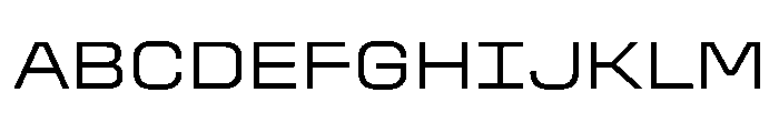 Stardust SemExpLight Font UPPERCASE