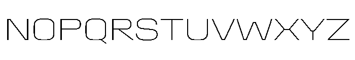 Stardust SemExpThin Font UPPERCASE
