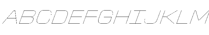 Stardust SmExHairlineIt 3bd13b74 Font UPPERCASE