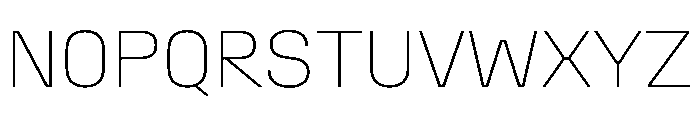 Stardust Thin Font UPPERCASE