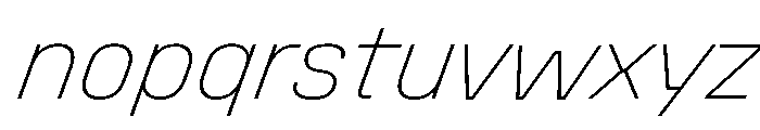 Stardust ThinItalic 12692c59 Font LOWERCASE