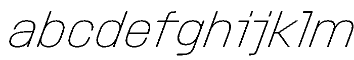 Stardust ThinItalic FONT