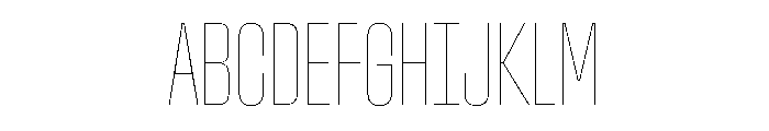 Stardust UCnHairline 6215bb01 Font UPPERCASE