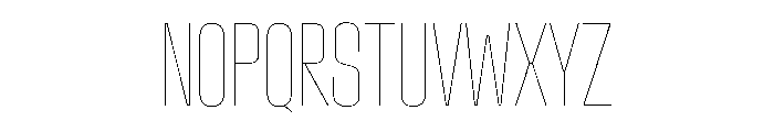 Stardust UCnHairline 6215bb01 Font UPPERCASE