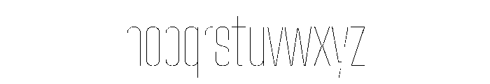 Stardust UCnHairline Font LOWERCASE