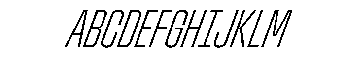 Stardust UCnXLtIt Font UPPERCASE