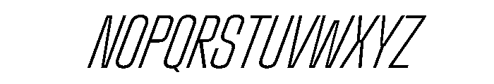 Stardust UCnXLtIt Font UPPERCASE