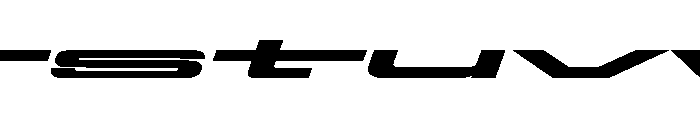 Stardust UltExpExtBdIta Font LOWERCASE