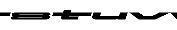 Stardust UltExpExtBlkIta Font LOWERCASE