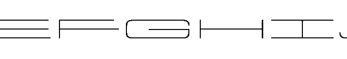 Stardust UltExpThin Font UPPERCASE
